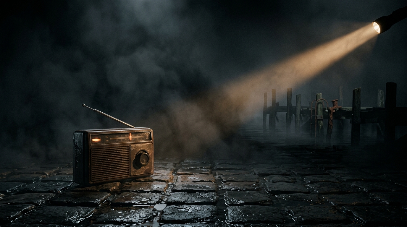 Beginner Survival Guide Pocket Radio and Flashlight